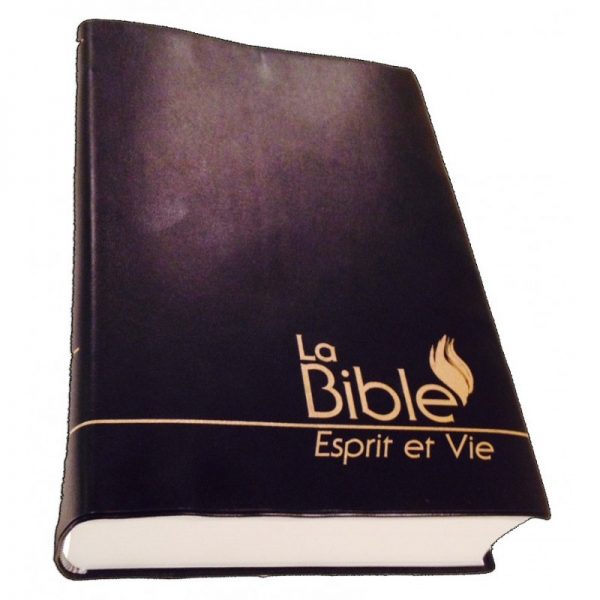 Bible Esprit et Vie - Vinyle noir souple